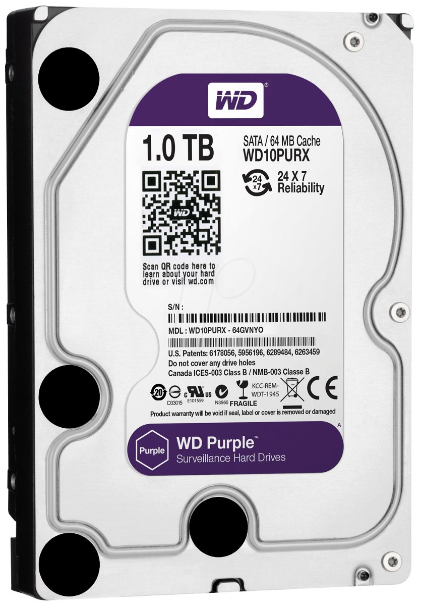 Disco rígido 1TB Púrpura